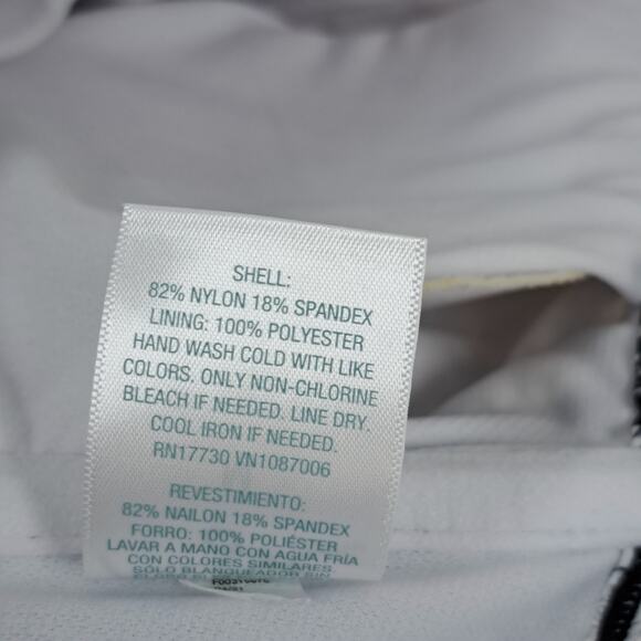 Kona Sol Bikini Swim Top M Floral Tie Neck Halter Bandeau Swimwear‎ Black White - Picture 6 of 6